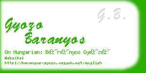 gyozo baranyos business card